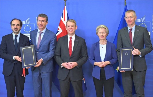 New Zealand – EU ký kết Hiệp định TM tự do, tăng cường hợp tác bảo đảm chuỗi cung ứng (10/7/2023)